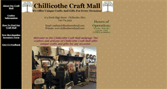 Desktop Screenshot of chillicothecraftmall.com